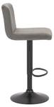 Tabouret de bar Jamie Lot de 2 Gris