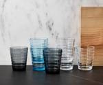 Wasserglas Aino Aalto 2er Set Blau - 9 x 11 cm