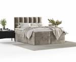 Boxspringbett Essence Bonellfederkern Beige - Breite: 160 cm