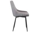 Chaise MASURIE Lot de 2 Gris - Textile - 56 x 85 x 49 cm