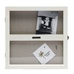 RM Memories Cabinet Multi-Fotorahmen Weiß - Holzwerkstoff - Glas - 30 x 4 x 30 cm