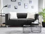 3-Sitzer Sofa FLORO Schwarz - Silber