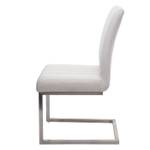 Chaise cantilever L14 (lot de 2) Blanc crème