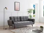 Schlafsofa GULCAN Grau - Textil - 90 x 82 x 211 cm