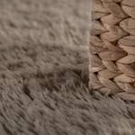 Hochflor-Teppich Silky 591 Taupe - 200 x 200 cm