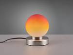 Tischlampe Silber Orange dimmbar Touch