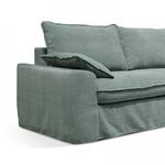 Schlafsofa Jarod Grün - Textil - 97 x 88 x 205 cm