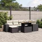 Gartensitzgruppe K4869(7-tlg) Braun - Massivholz - 69 x 62 x 62 cm