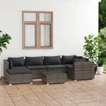 Garten-Lounge-Set (7-teilig) 3013633-10 Anthrazit - Grau