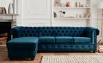 Ecksofa WILLIAM Petrol