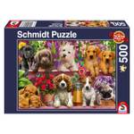 Regal Hunde im Puzzle 500 Teile