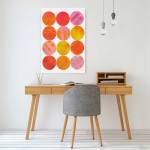 Tableau sun shine circle 60 x 90 cm - Verre