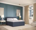 Boxspringbett Skyfall Blau - Breite: 160 cm