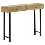 Konsolentisch 246977 Braun - Metall - Massivholz - Holzart/Dekor - 30 x 79 x 102 cm