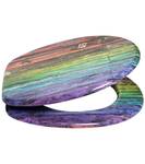 WC-Sitz mit Absenkautomatik Rainbow Holzwerkstoff - 38 x 6 x 47 cm