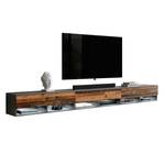 Lowboard ALYX 300 LED Antracyt/Old wood Braun - Grau - Holzwerkstoff - 300 x 34 x 32 cm