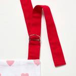 Küchenschürze Herzen Rot - Textil - 80 x 1 x 85 cm