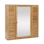 Spiegelschrank B18 Braun - Bambus - Glas - 60 x 60 x 15 cm