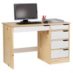 Schreibtisch HUGO Holz - Weiß