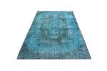 Teppich Ultra Vintage CDXCIII Blau - Textil - 163 x 1 x 272 cm