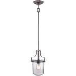 Penn Lampe lanterne suspendue Marron - Métal - 26 x 44 x 26 cm