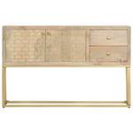 Buffet 286500 Doré - Bois massif - Bois/Imitation - 30 x 75 x 120 cm