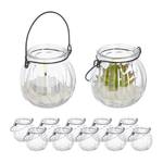 Windlicht Set Glas 12er