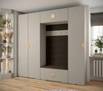 Garderobe Inova 4 Z8 Braun - Gold - Grau