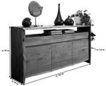 Sideboard NILS Beige - Massivholz - Holzart/Dekor - 191 x 96 x 45 cm