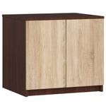 Aufsatzschrank S60 2T CLP Eiche Sonoma Dekor - Wenge Dekor