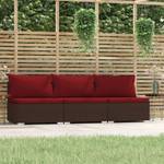 Garten-Lounge-Set (3-teilig) 3013629-13 Braun - Rot - Rotbraun - 210 x 70 x 210 cm