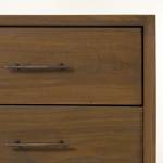 Commode 4 tiroirs en mindi Marron - En partie en bois massif - 45 x 84 x 100 cm