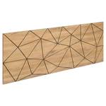 Bettkopfteil DREIECKEN Braun - Massivholz - Holzart/Dekor - 150 x 60 x 5 cm