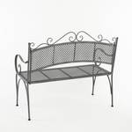 Gartenbank Provence Grau - Metall - 51 x 91 x 108 cm