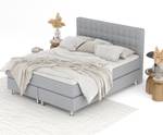 Boxspringbett Sorrento Grau - Breite: 180 cm