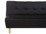 3-Sitzer Sofa ALSTEN Schwarz - Eiche Hell