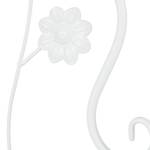 Blumenregal Metall Weiß - Metall - 31 x 83 x 31 cm