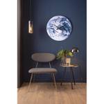 Wanduhr Earth Blau - Glas - 4 x 60 x 60 cm