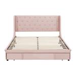 Lit double M038 Rose foncé