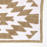 Badematte Beige - Textil - 50 x 2 x 80 cm