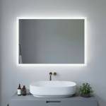LED Spiegel mit Beleuchtung Wandspiegel Silber - Glas - 100 x 70 x 5 cm
