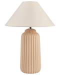 Lampe de table NURIA Beige - Blanc - Céramique - 35 x 50 x 35 cm