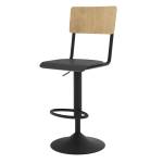 Tabouret de bar Clem (Lot de 2) Marron châtaignier