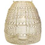 Laterne Hayat Cone Brass Gold - Metall - 33 x 37 x 33 cm