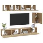 TV-Schrank 6er Set D152 Eiche Sonoma Dekor