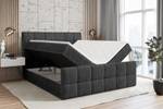 Boxspringbett APO-Z Schwarz - Breite: 160 cm - H4