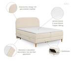 Boxspringbett Alto Beige - Breite: 120 cm