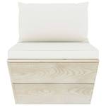 Mobilier de jardin (lot de 9) 3016490-21 Crème - Blanc crème - Blanc