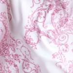Bettbezug-Set mit Toile-De-Jouy-Muster Pink - Textil - 200 x 1 x 200 cm