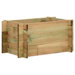 Pflanzkübel Hochbeet M626214 Braun - Holzwerkstoff - 40 x 32 x 40 cm